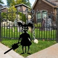 thumbnail image 6 of Uanit Halloween Ghost Zombie Girl Halloween Metal Garden Yard Stake Decoration Movies Metal Stakes Yard Halloween Decorations Outdoor Scary Family Home Front Yard Sign Halloween Party 40cm, 6 of 6
