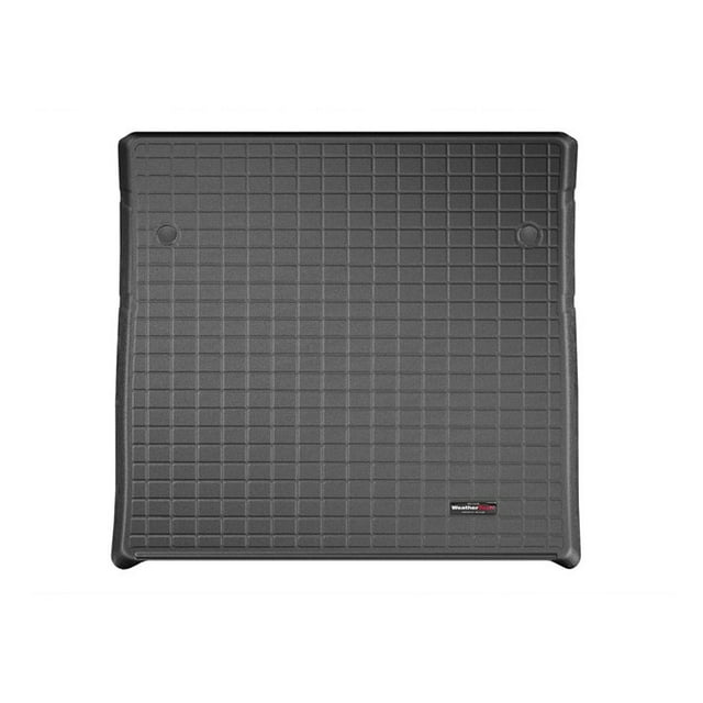 Weathertech Cargo Area Liner 401184 Direct Fit; Raised Edges; Black; Thermoplastic Elastomer TPE Injection Molded Material; Non-Skid