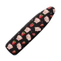 HELLHERO Strawberries Ironing Board Cover Standard Size 15x54, Thick Padding Elastic Edge Resist Scorching and Staining Heavy Duty Padded Iron Board Covers