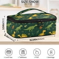 thumbnail image 3 of ALAZA Cute Dinosaur Leaves Lunch Box Insulated Cooler Tote Bag Reusable School Picnic Travel Office, 3 of 7