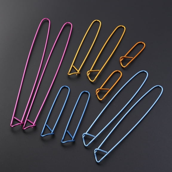 BESTYASH 10Ud Protectores Para Puntos De Tejido En Colores Surtidos Con Seguro Antideslizante