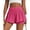 Hot Pink, variant on PINSPARK Flowy Shorts for Women 2 in 1 Running Workout Gym Athletic Tennis Short High Waisted Active Wear with Pockets
