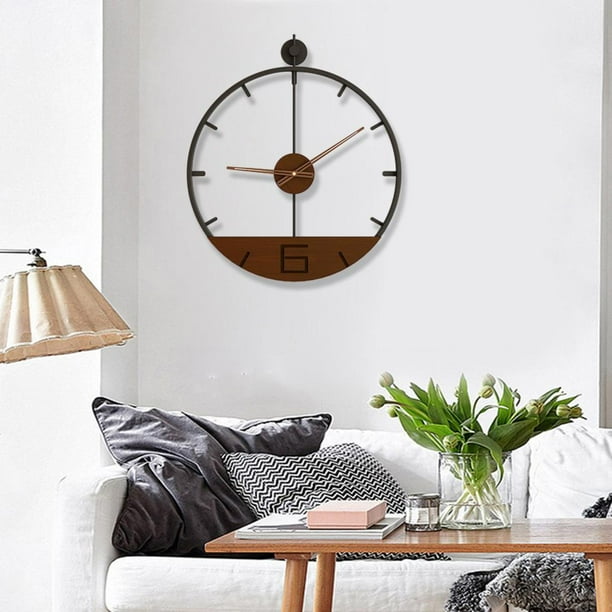 Reloj de pared Perfecl estilo nórdico creativo de hierro 43 × 43