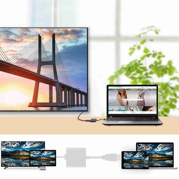 720p 1080p macho, sensor de timbre inalámbrico de vídeo a vga híbrra timbre de puertta convertidor adaptador cable