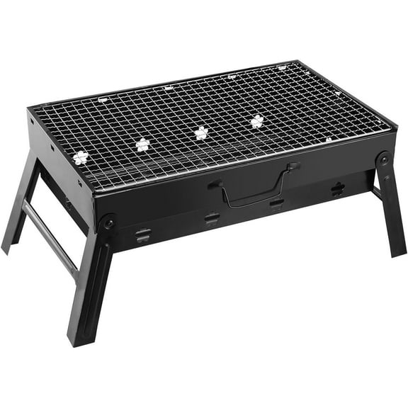 BBQ Barbecue Grill, Folding Portable Charcoal Grill with Stainless Steel Grill Grate,BBQ Grill for Outdoor Camping Patio Stove Cooker