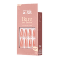 thumbnail image 2 of Kiss Bare but Better Press On Nails, Glossy Coral, Long Length, Coffin Shape, 28 Ct., 2 of 4