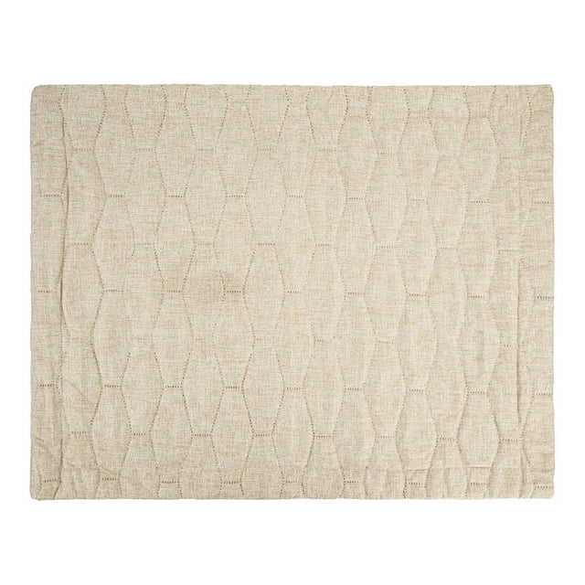 Set De Edrecolcha Home Trends Cationic Terracota 3 Piezas Matrimonial