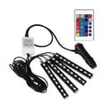 thumbnail image 6 of 4xRGB LED Car Interior Accessories Floor Decorative Atmosphere Strip Lamp Lights, 6 of 14