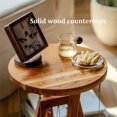 thumbnail image 3 of ﻿Round Coffee Table Wooden Tensegrity End Table Nightstand Floating Side Table for Living Room Indoor Decor,Fit Most Home, 3 of 7