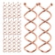 thumbnail image 2 of 20 pinzas espirales para el pelo, accesorios de peinado para mujeres y niñas, color oro rosa., 2 of 6