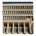thumbnail image 2 of Ambesonne Boston Shower Curtain, City Hall Historical Art, 69"Wx70"L, Dark Sky Blue and Beige, 2 of 4