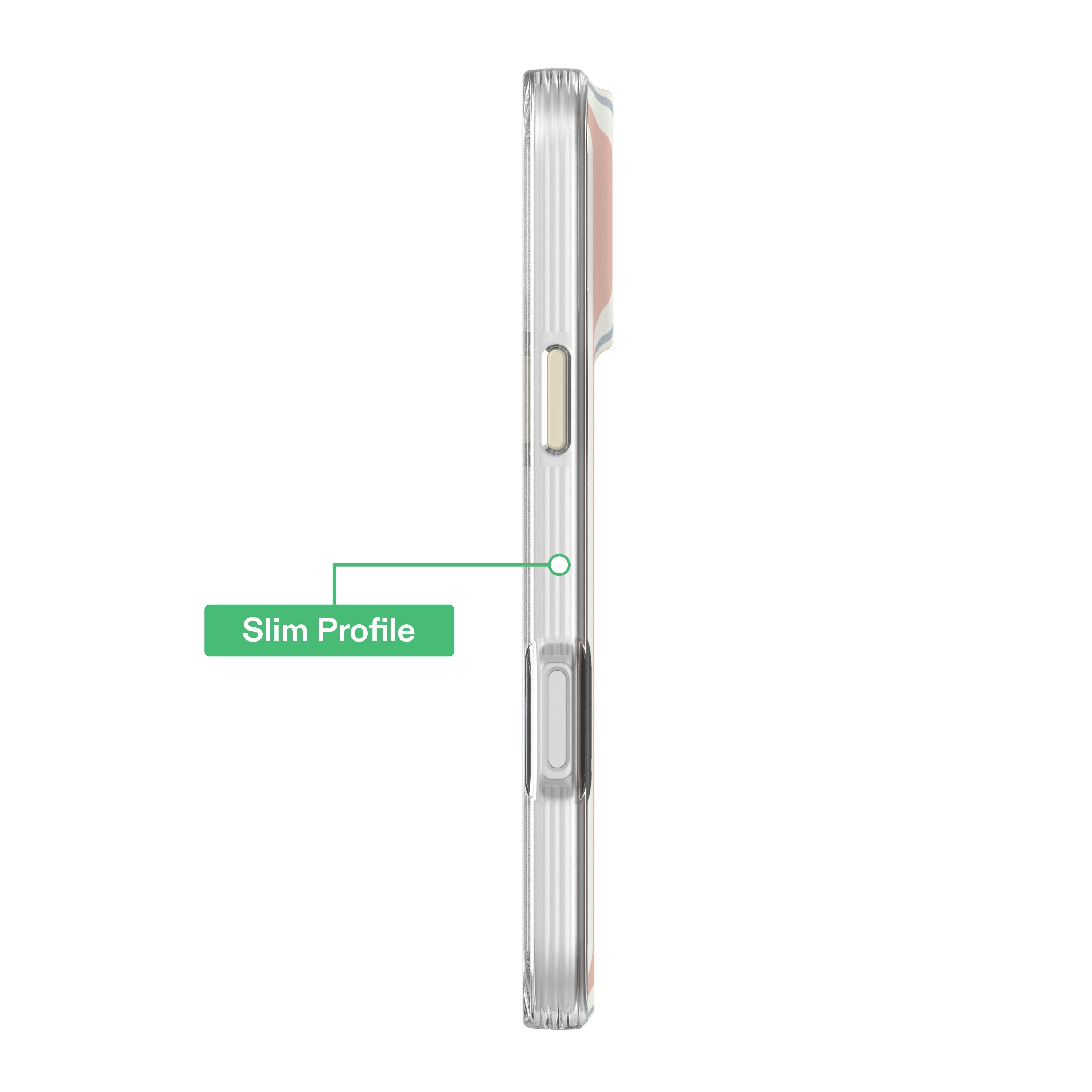 onn Phone Case for iPhone 18 Pro / 17 Pro, MagSafe Compatible - Multicolor Stripe
