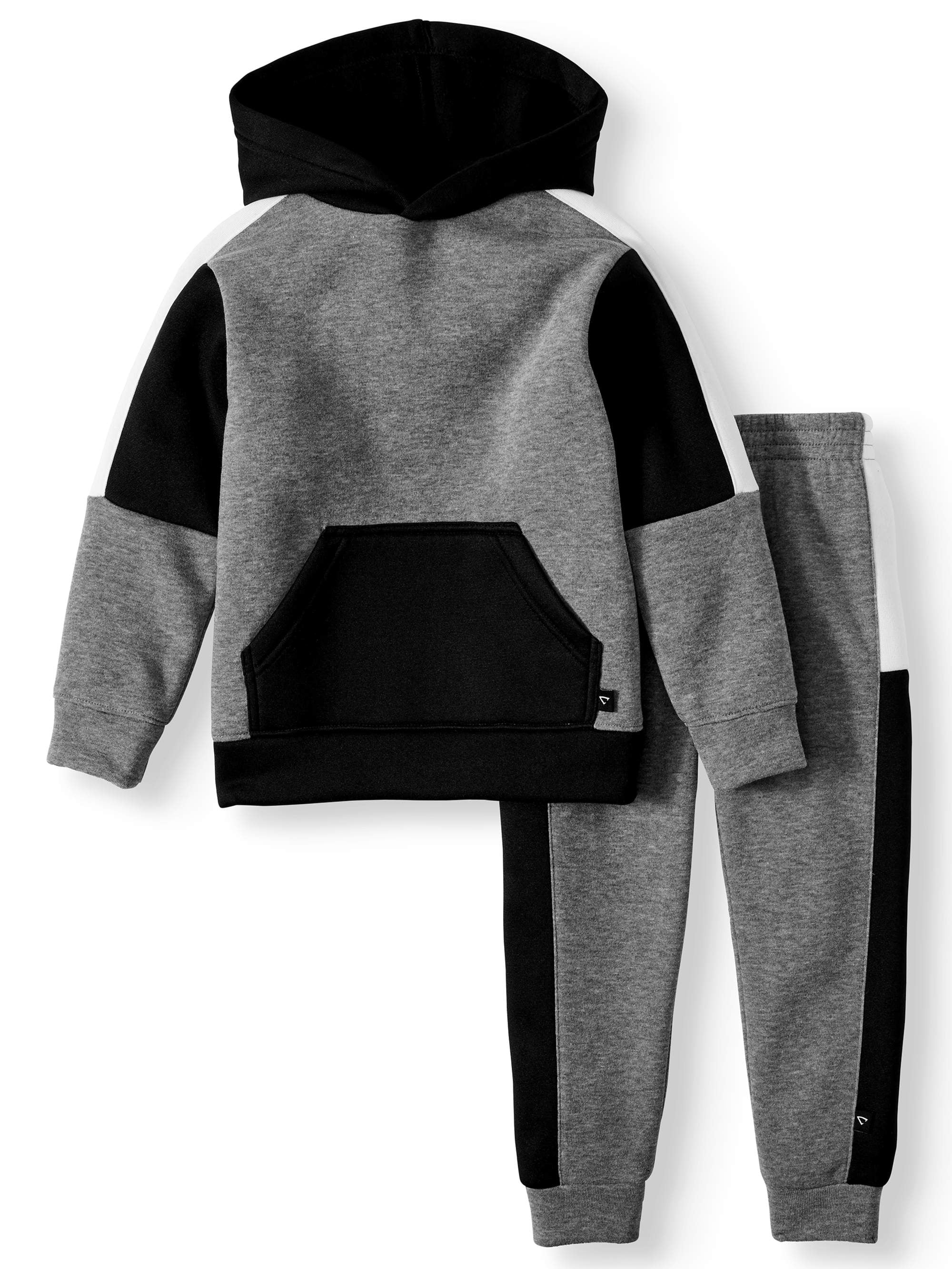 Beverly Hills Polo Club Boys Jogger Set Fleece Pullover Hoodie Sweatshirt and Sweatpants Outfit 