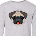 thumbnail image 4 of Inktastic Cute Pug Puppy Dog Long Sleeve Youth T-Shirt, 4 of 5