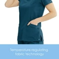 thumbnail image 6 of Barco One Women's 4-Pocket Sporty V-Neck Scrub Top - 5106, 6 of 7