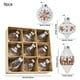 thumbnail image 3 of Decoraciones navideñas, juego de 9 bolas navideñas irregulares con forma de PET transparente, juego de colgantes para decoración del hogar, decoración del árbol de Navidad, bolas decorativas de plásti, 3 of 6