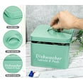 thumbnail image 2 of baomifa-Webake Dishwasher Pod Holder Tablet Container, Farmhouse Metal Dishwasher Pods Container with Lid for Kitchen Organization and Storage, 2 of 4