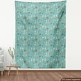 thumbnail image 4 of Ambesonne Nautical Fabric by the Yard Upholstery, Seashells Starfish Pattern, 3 Yards, Deep Sky Blue and Dusk, 4 of 5
