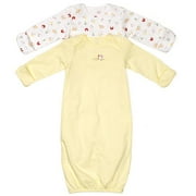 Child Of Mine Set Of Two Gowns, White And Yellow