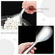 thumbnail image 3 of Cuchara de arroz de acero inoxidable con mango ergonómico, cuchara de arroz de metal, cuchara antiadherente, cuchara práctica, utensilio de cocina para olla arrocera, 3 of 6