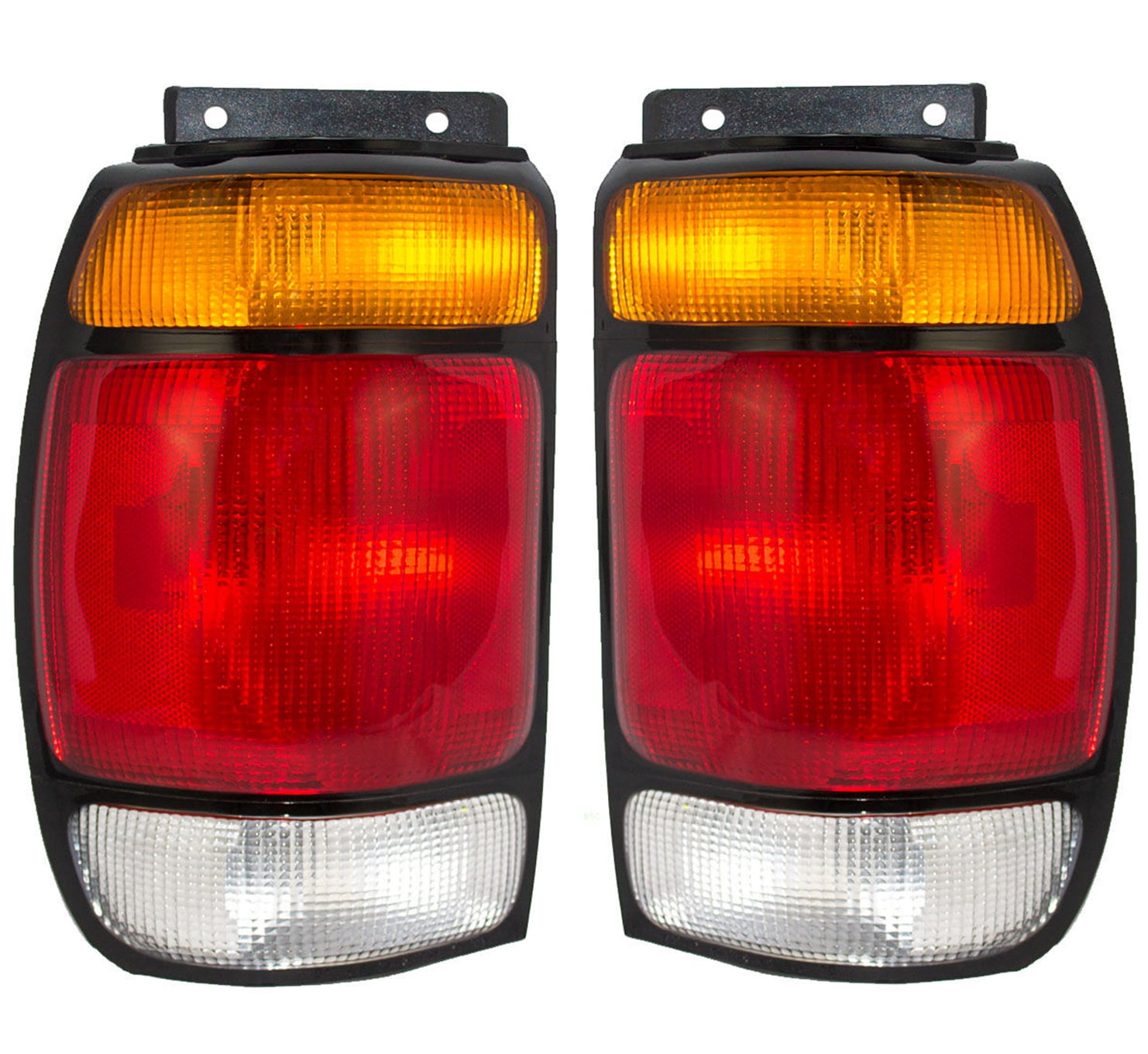 Fit 95-97 Ford Explorer Pair Smoked Lens Tail Light Brake/Parking/Reverse Lamps 