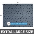 thumbnail image 2 of Cat litter mat, extra large, traps litter, waterproof & absorbent, machine washable, protects floors, for kittens & multiple cats, fits all boxes, gray, 20x28 inches, 2 of 6