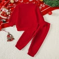 thumbnail image 5 of dmqupv Infant Boy Xmas Outfit Toddler Suit Boys Baby Wedding Dress Clothes Kids Formal Outfit Set Red,Size for 2-3 Years, 5 of 5