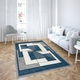 thumbnail image 2 of Home Decorative Caroline Geometric Area Rug - Blue, 8 Ft. x 10 Ft., 2 of 7