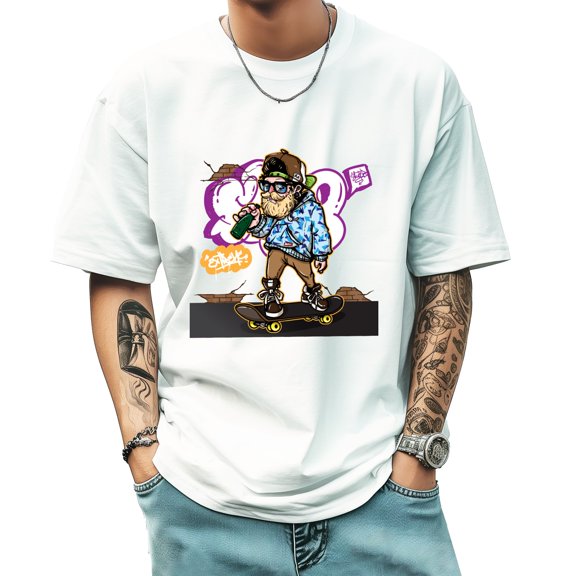 Men's Short Sleeve Graphic T shirt Collection Summer New Trend Sports Shirt Select