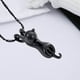 thumbnail image 5 of Collar colgante 3D jinwen Gato Negro Memorial Collar Chian, 5 of 8