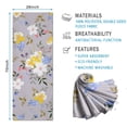 thumbnail image 2 of Pioneer Flower Floral Print Pattern Hot Yoga Mat Towel Non Slip for Hot Yoga - Quick-Drying Yoga Mat Cover with 4 Corner Pockets with Travel Bag - Hot Yoga Towel Non Slip 74"x26", 2 of 6