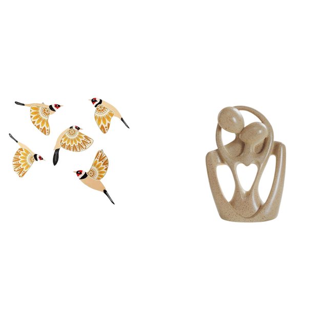 Arte de pared de pájaros de madera,Pájaros de madera para decorar la pared,regalos para el hogar,Adorno decorativo de pared de madera con pájaros voladores,Estatua abstracta,Estatua