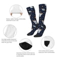 thumbnail image 6 of Lsque Panda Astronaut Printed Crew Socks Men's Women's LightWeight Thin Casual Calf Socks ,Knee High Socks,Cotton Socks, 6 of 9