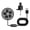 Style 3, variant on New Mini Car Fan, Adjustable Single Head USB Cooling Fan, Multi-Function Auto Electric Fan
