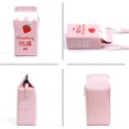 thumbnail image 5 of Niñas Fruta Plátano Fresa Leche Caja Cruz Cuerpo Monedero Mujer Teléfono Monedero Bolsos De Hombro - Fresa JAMW Sencillez, 5 of 5