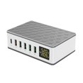 thumbnail image 1 of Amdohai USB Charging Station 6-Port 65W QC3.0 USB Charger Station Multi Ports USB-A Charging Hub with LED Display Compact Desktop Charger for Multiple Devices, 1 of 8