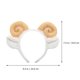 thumbnail image 3 of 2 unids adorable cuerno de cuerno cordero oreja suave mujer diadema maquillaje cabeza banda, 3 of 4