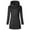 Black, variant on QHFBli Mens Trench Coat for Winter Men's Double Hooded Mid-Length Windbreaker Woolen Coat Jacket Casual Warm Solid Black M