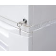 thumbnail image 4 of Storex Plastic 1-Drawer Mobile File Cabinet, Letter/Legal, White (61271B01C), 4 of 11