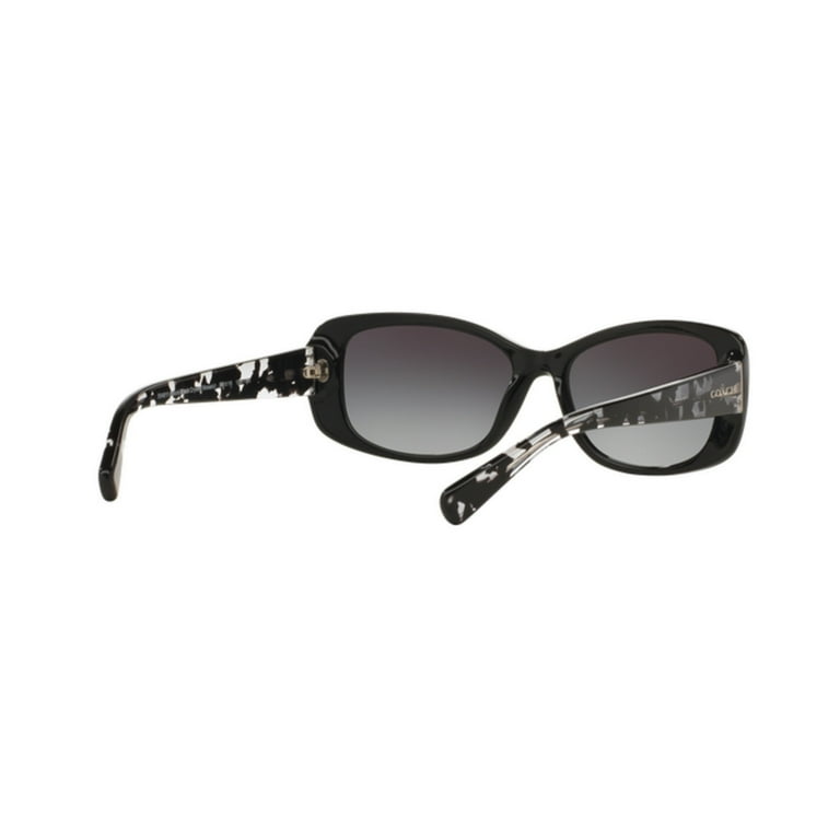 Coach Women's Sunglasses HC8168 56mm Black/Black Crystal Mosaic
