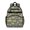 Tractor and Haybales Gray Pattern, variant on Tractor and Harvesters Cream Pattern Cute School Backpack Bag for School with Padded Back and Adjustable Shoulder Straps 15.25"x11.5"x5.25"