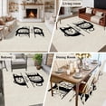 thumbnail image 5 of 8'x10' Area Rugs, Letter B Indoor Outdoor Area Rug for Living Room Bedroom, Monogram Words Washable Bathroom Rugs Kitchen Floor Carpet Mats Home Decor Aesthetic, 5 of 8