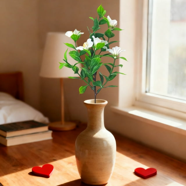 PEONAVET Artificial Simulation Green Pentaphyllus Simulation Flower Plastic Flower Home Flower Arrangement Decoration