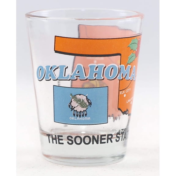 Oklahoma The Sooner State All-American Collection Shot Glass