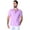Lavender, variant on 100% Linen Guayabera Shirt for Men's 4 Pocket Short Sleeve Traditional Button-Down