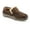 Chocolate, variant on Men's Suede Moccasin Slippers Chocolate 12D (Medium)