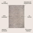 thumbnail image 3 of JONATHAN Y JONATHAN  Y Finn Modern Farmhouse Pinstripe Area Rug 3 X 5 - Dary Gray/Blue, 3 of 5