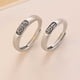 thumbnail image 3 of Anillo de apertura Sonducket Cobre Ajustable moda Boda Compromiso Nupcial, 3 of 6