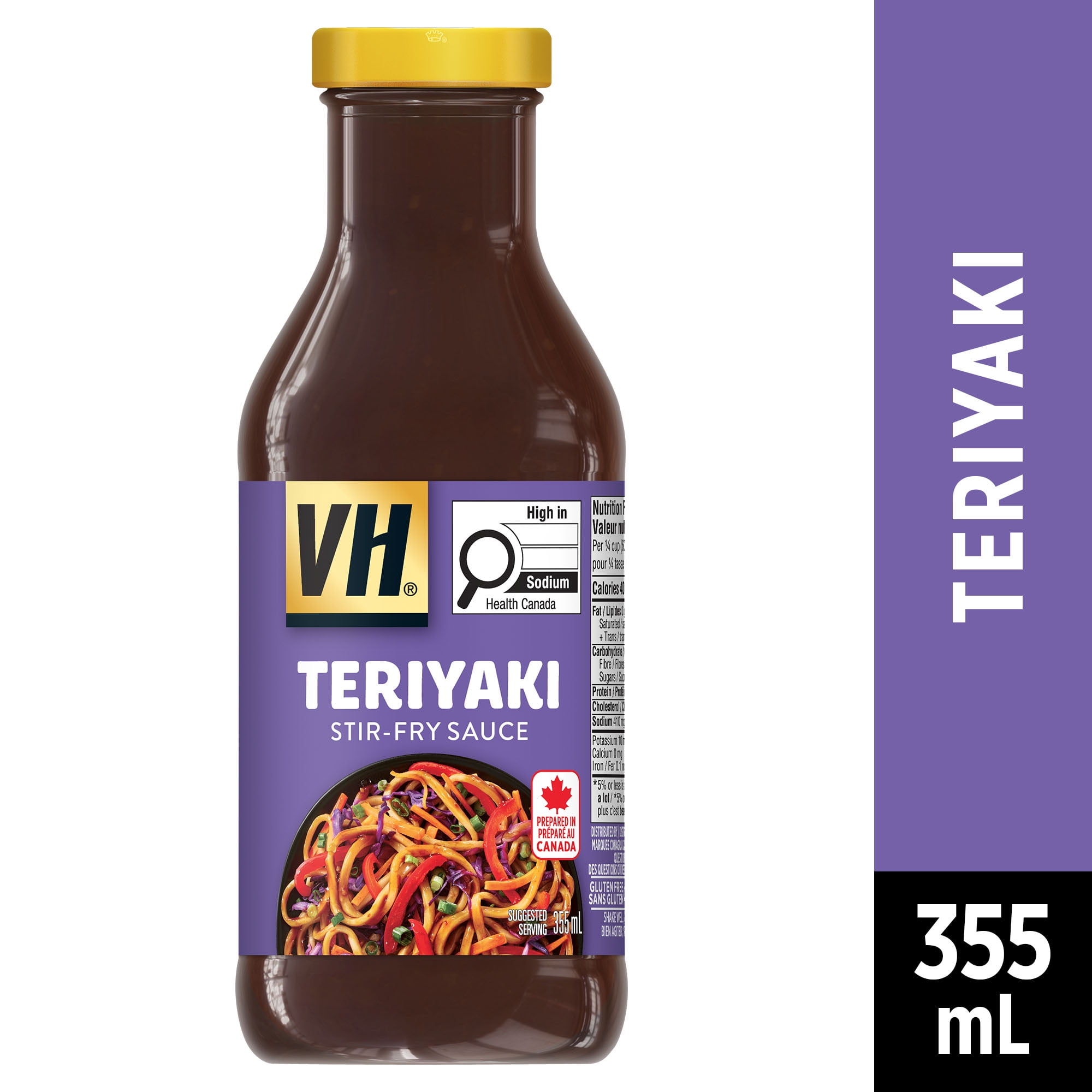 Sauce pour sauté teriyaki sans gluten VH