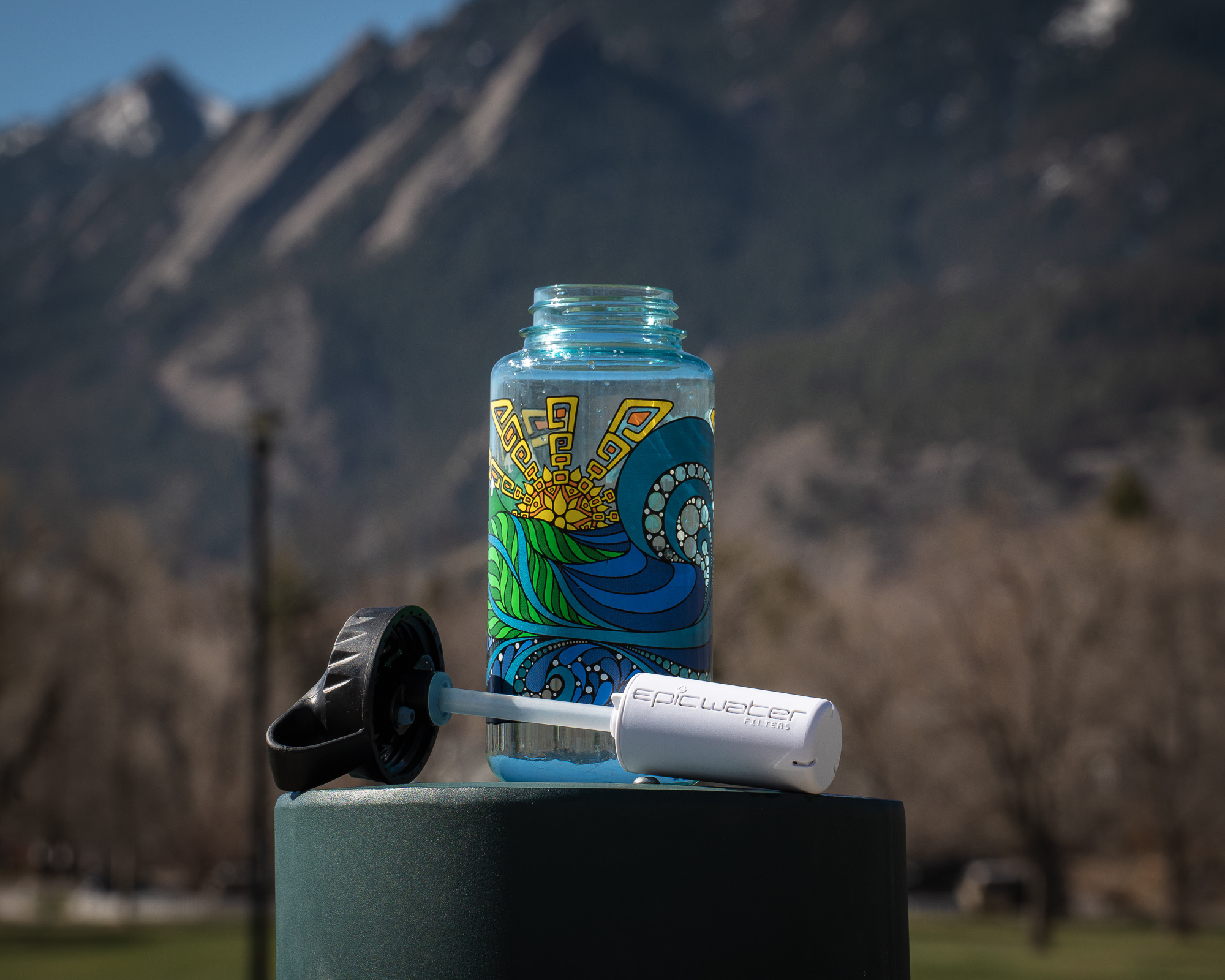 Epic Water Filters Bottle 32oz - Inland Ocean